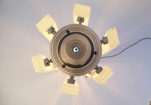 Satellite Light Sculpture viewed from above