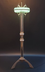 At night against dark background